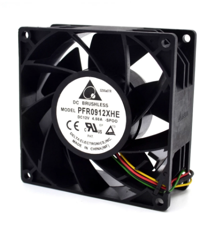 Original DELTA PFR0912XHE Cooling Fan 12V 4.5A 44.4W 4wires PFR0912XHE Fans